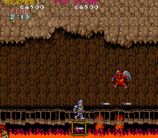 Ghosts N Goblins 1985 Mobygames - Sunset Background Collection - 4K Quality